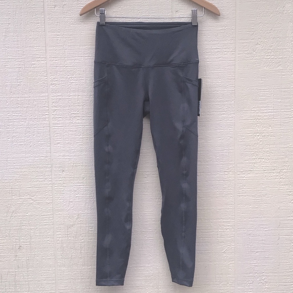 Velocity ankle leggings no sweat tru dry technology High-Waisted Gray Leggings